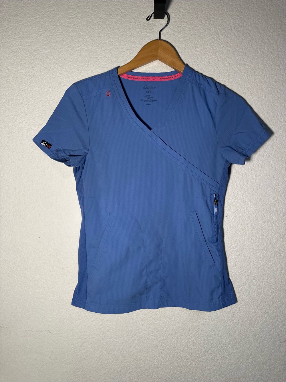 Women’s Koi Lite Philosophy mock wrap scrub top